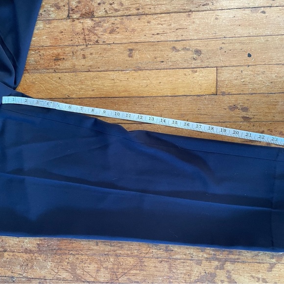 NWT Atelier navy trouser pants pleated cropped size 10 professional academia - Picture 8 of 8